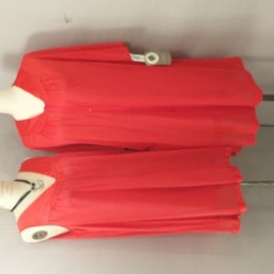 NWT Vintage Nightgown & Robe Vassarette Bright Red Made in USA Matching Set